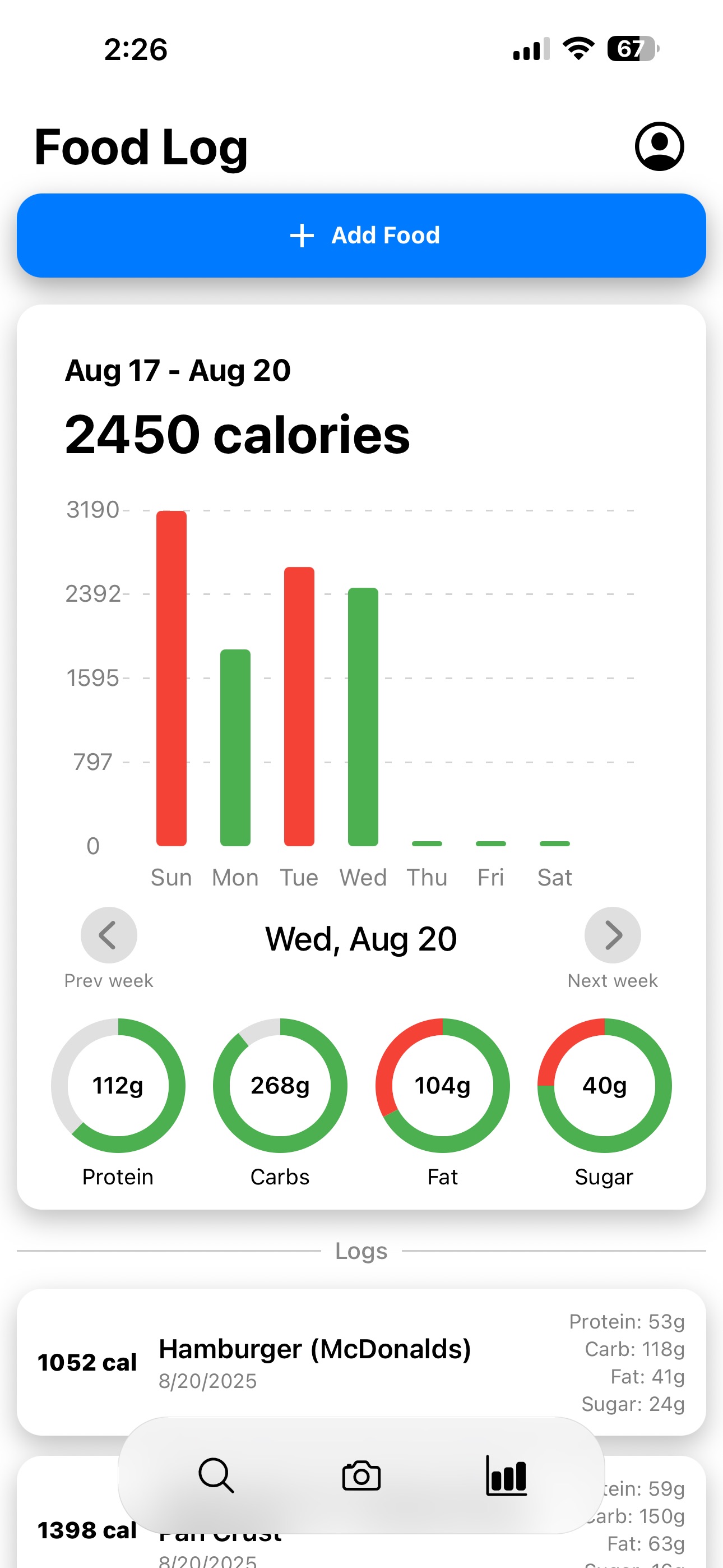 NutriSnap screenshot 2