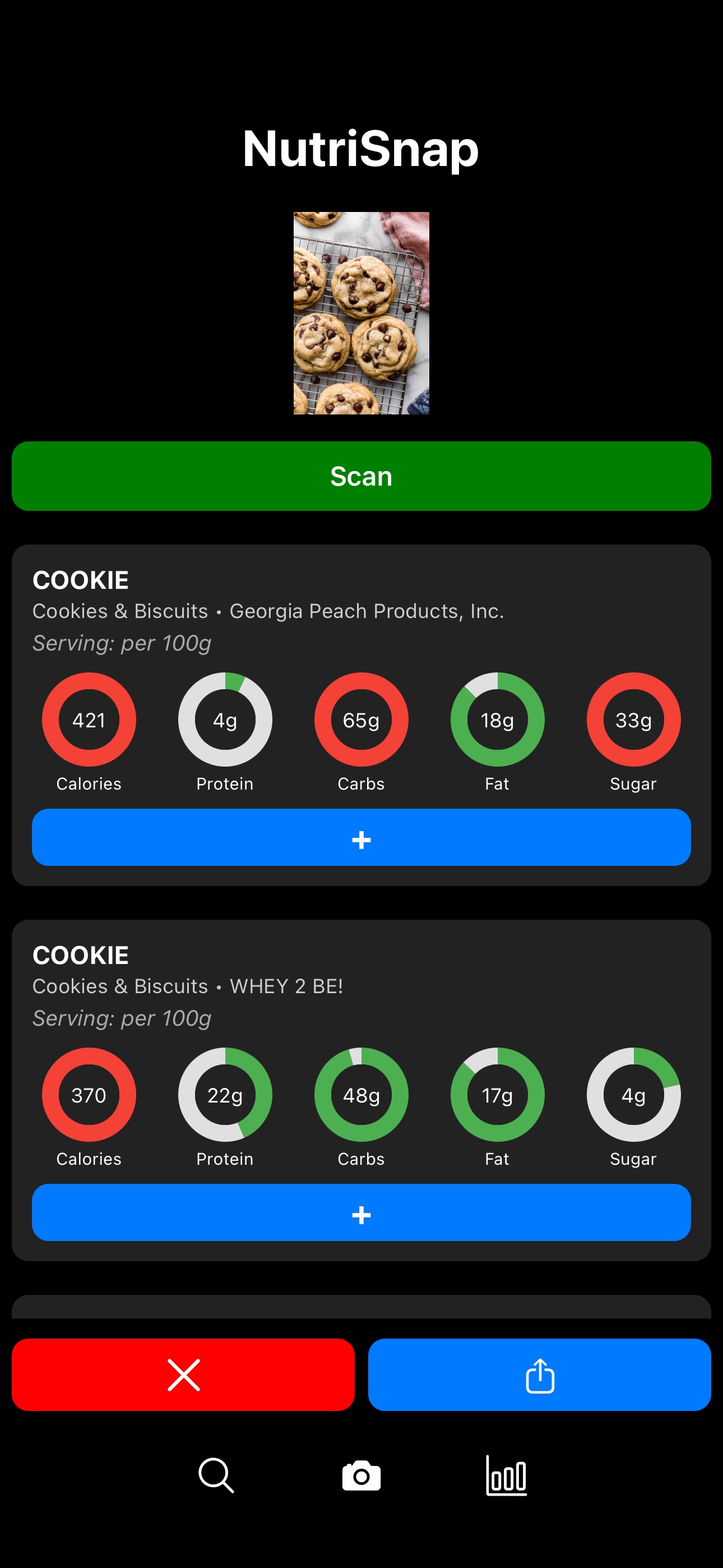 NutriSnap screenshot 1